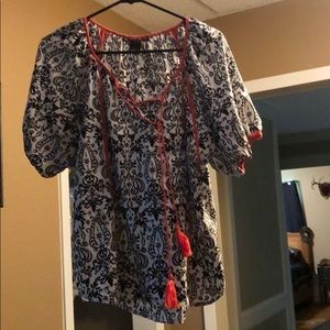 Rock & Roll Cowgirl Top size large